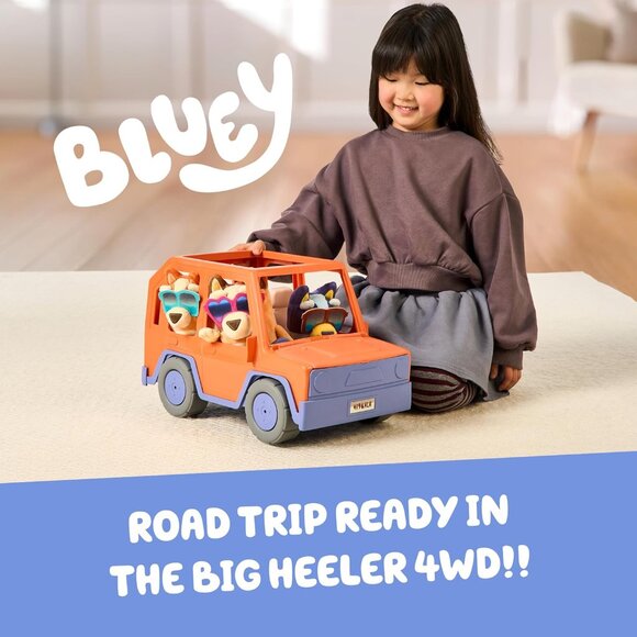 Big Heeler 4WD and Family Toddler Toy Car Bingo and Chilli Plush Buddies - Picture 3 of 8